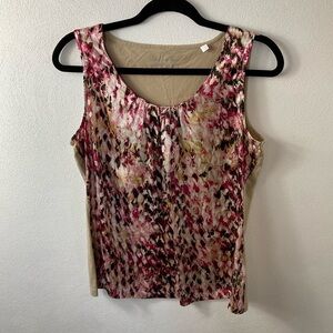Chico’s Silk Tank Top Sz 1 M